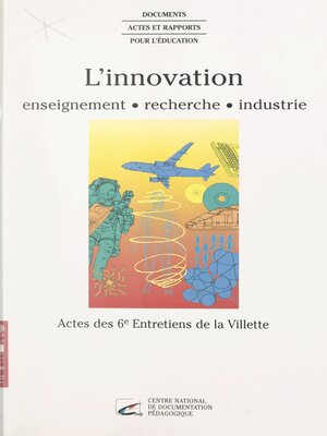 cover image of L'innovation